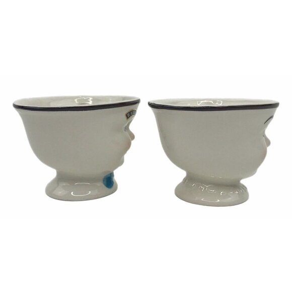 Bailey's Winking Face Cups Yum Anthropomorphic Mugs Irish Cream Male and Female - Picture 6 of 12